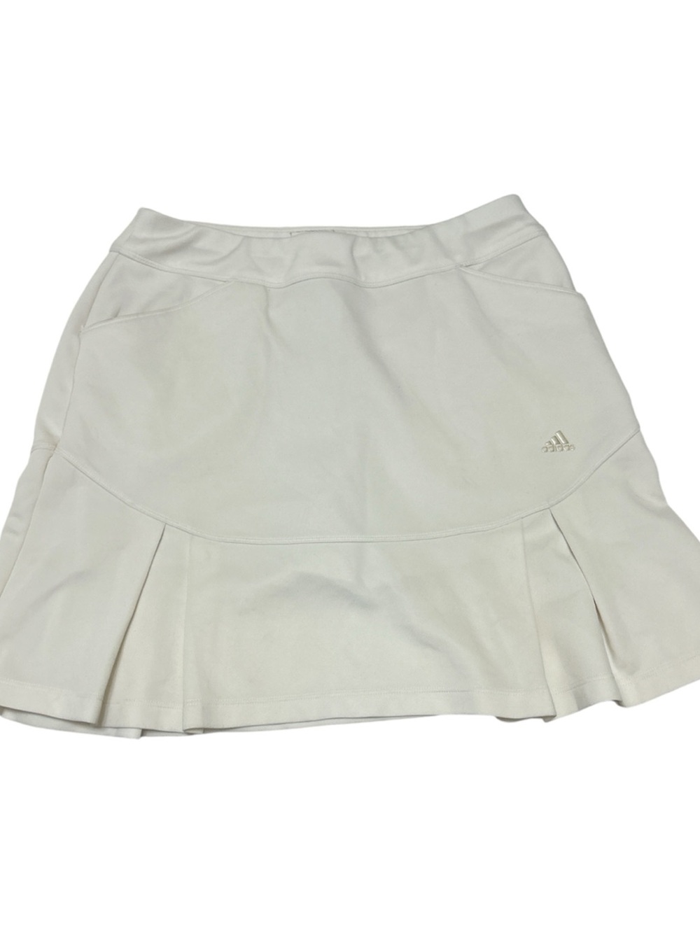 adidas Women’s White Pleated Athletic Skort